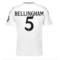 Camisa de time de futebol Real Madrid Jude Bellingham #5 Replicas 1º Equipamento 2024-25 Manga Curta